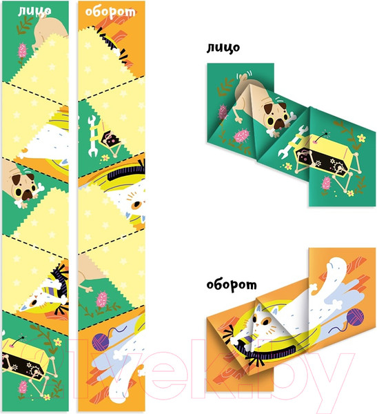 Изображение товара Развивающая игра Банда Умников Сгибалки. Роботы / УМ070