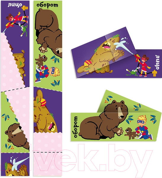 Изображение товара Развивающая игра Банда Умников Сгибалки. Супергерои / УМ068