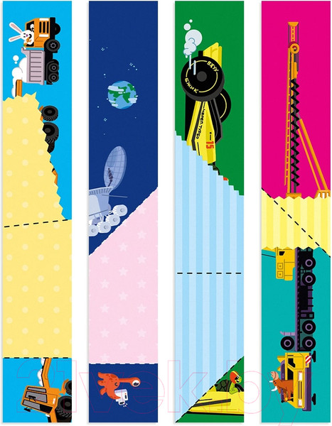 Изображение товара Развивающая игра Банда Умников Сгибалки. Транспорт / УМ064