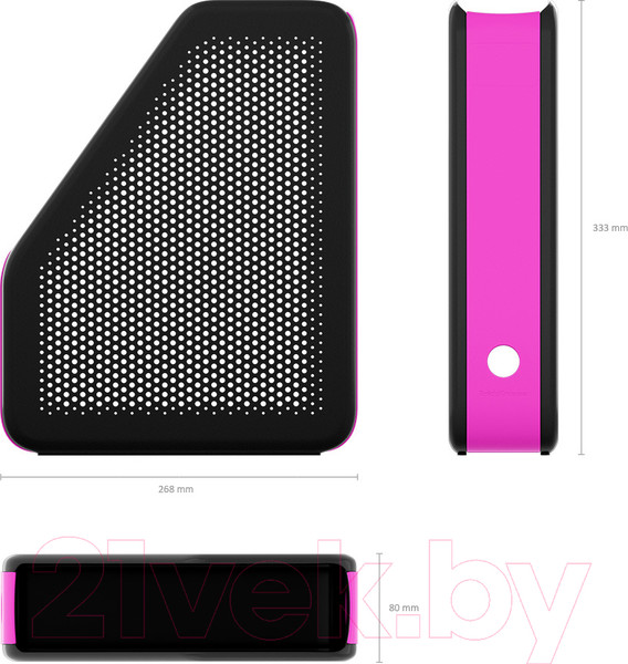 Изображение товара Лоток для бумаг Erich Krause Forte Accent / 55623 (черный/розовый)