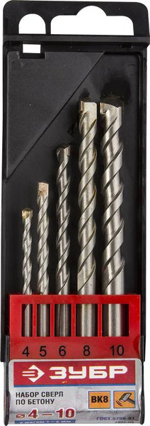 Изображение товара Набор сверл Зубр 2922-H5