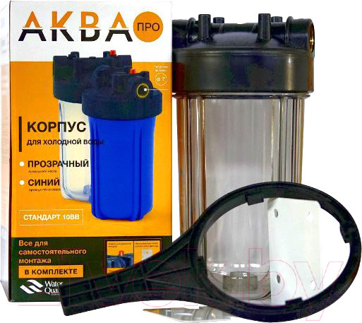 Изображение товара Корпус магистрального фильтра АкваПро 10BB резьба 1" / 403