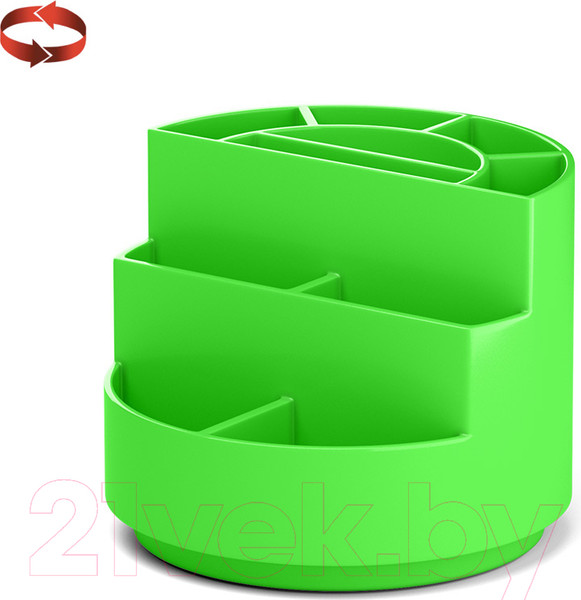 Изображение товара Органайзер настольный Erich Krause Mini Burger. Neon Solid / 55769 (зеленый)