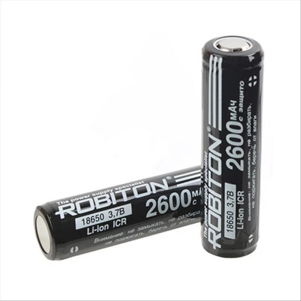 Изображение товара Аккумулятор Robiton 18650 2600 mAh / 13488