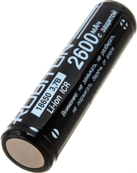 Изображение товара Аккумулятор Robiton 18650 2600 mAh / 13488