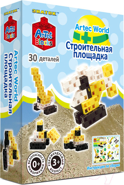 Изображение товара Конструктор Знаток Artec World Строительная площадка / 15-2343-ART