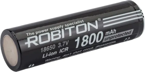 Изображение товара Аккумулятор Robiton LI18650-1800NP-PK1 / 15629