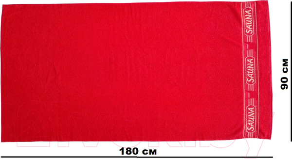 Изображение товара Полотенце Goodness Махровое 90x180 (красный)