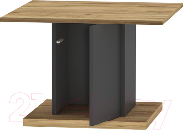 Изображение товара Журнальный столик Интерлиния Loft LT-СЖ2 (дуб золотой/антрацит)