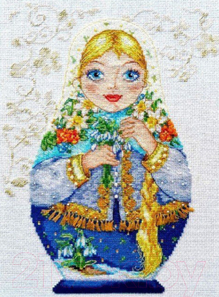 Изображение товара Набор для вышивания Алиса Матрешки. Весна-красна / 6-04