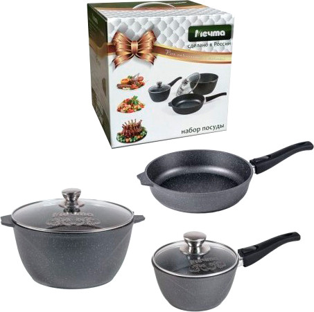 Изображение товара Набор кухонной посуды Мечта Гранит №1 / M001701