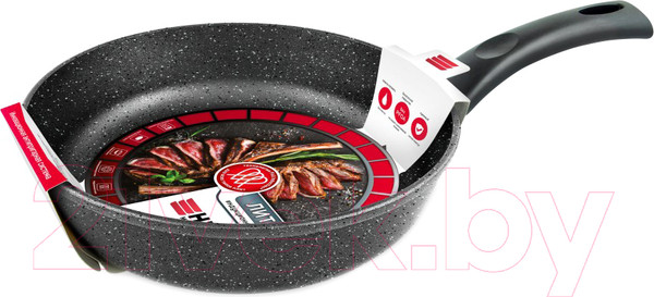 Изображение товара Сковорода Нева Металл Посуда Литая Индукция Гранит L18124i