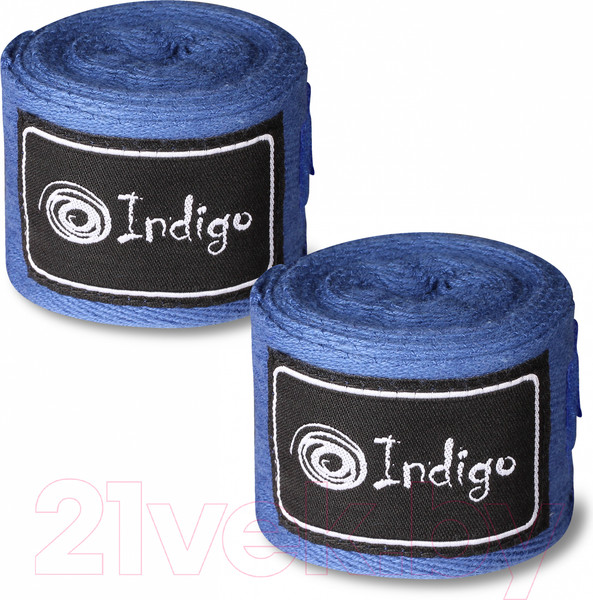 Изображение товара Боксерские бинты Indigo Sport 1115 (2.5м, синий)
