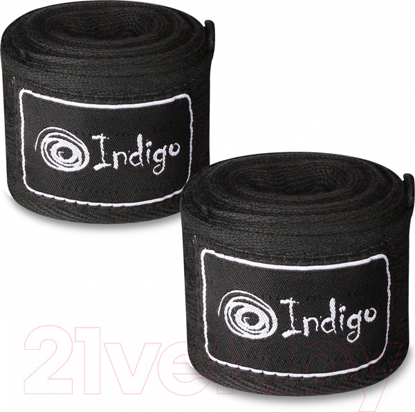 Изображение товара Боксерские бинты Indigo Sport 1115 (2.5м, черный)