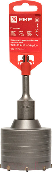 Изображение товара Коронка EKF Master tct-72-m22