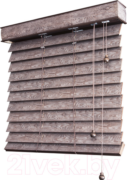 Изображение товара Жалюзи горизонтальные АС МАРТ 50К-37 150x200 (мореный дуб)