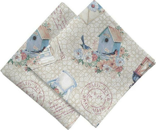 Изображение товара Набор сервировочных салфеток Самойловский текстиль Открыт 31 СТ ХП НПК121 8598/1