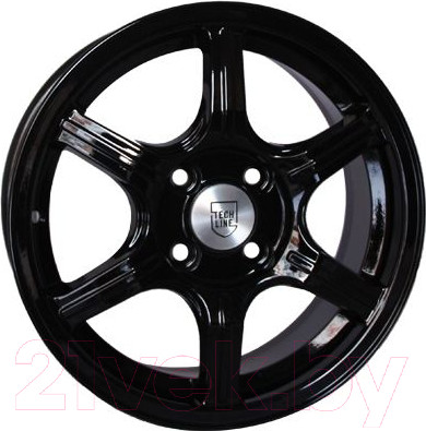 Изображение товара Литой диск TechLine 433 14x5.5" 4x98мм DIA 58.6мм ET 38мм BL