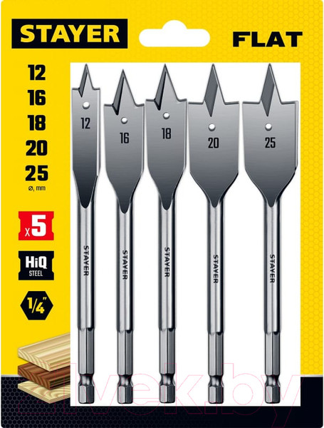 Изображение товара Набор сверл Stayer 2950-H5