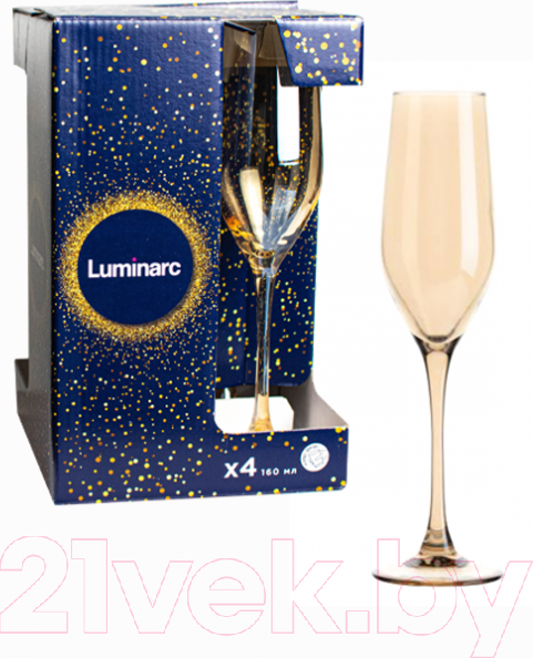 Изображение товара Набор бокалов Luminarc Золотой мед / P9307 (4шт)