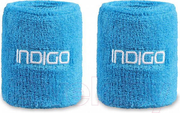 Изображение товара Комплект напульсников Indigo Sport IN266 (голубой)
