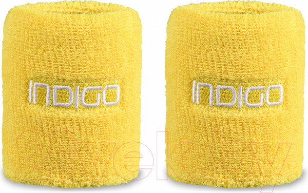 Изображение товара Комплект напульсников Indigo Sport IN266 (желтый)
