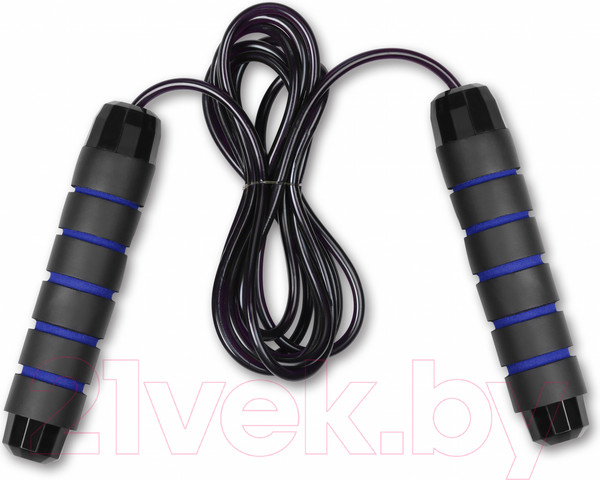 Изображение товара Скакалка Indigo Sport IN282 (черный/синий)