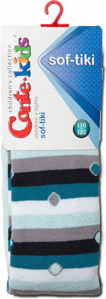 Изображение товара Колготки детские Conte Kids Sof-Tiki 397 (р.116-122, бледно-бирюзовый)