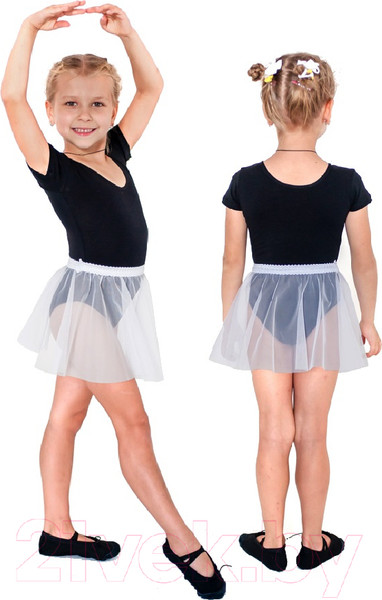 Изображение товара Юбка для художественной гимнастики Indigo Sport SM-080 (р-р 36-38, белый)