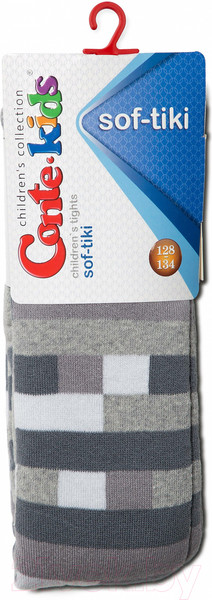 Изображение товара Колготки детские Conte Kids Sof-Tiki 393 (р.116-122, серый)