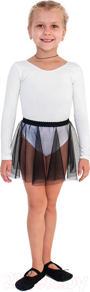 Изображение товара Юбка для художественной гимнастики Indigo Sport SM-081 (р-р 40-42, черный)