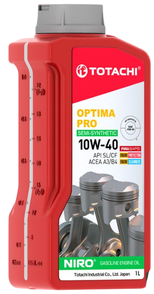 Моторное масло Totachi Niro Optima Pro Semi-Synthetic 10W40 A3/B4 SL/CF / 1C401 (1л) — фото 3