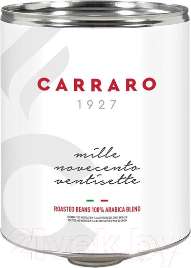 Изображение товара Кофе в зернах Carraro 1927 / 150300 (3кг)