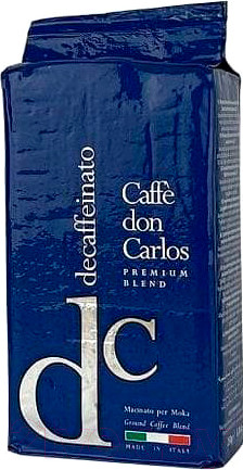 Изображение товара Кофе молотый Carraro Don Carlos Decaffeinato / 150205 (250г)