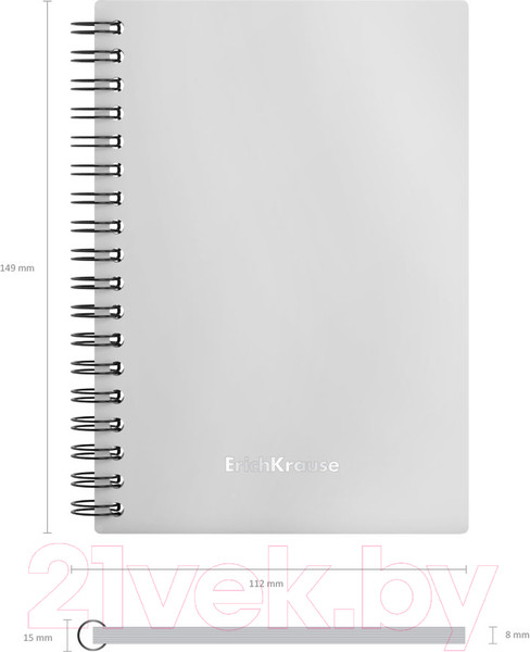 Изображение товара Тетрадь Erich Krause Candy / 54168 (80л, серебряный перламутр)