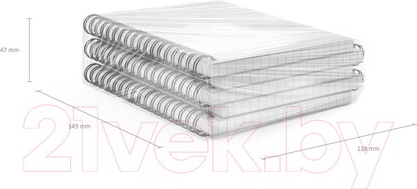 Изображение товара Тетрадь Erich Krause Candy / 54168 (80л, серебряный перламутр)