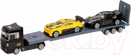 Изображение товара Автовоз игрушечный Пламенный мотор С двумя машинами / 870437