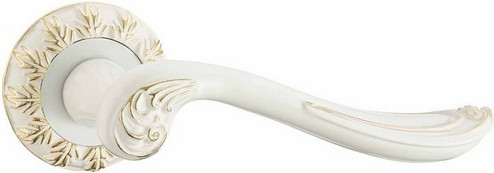 Изображение товара Ручка дверная Vantage V61WG (белый/золото)