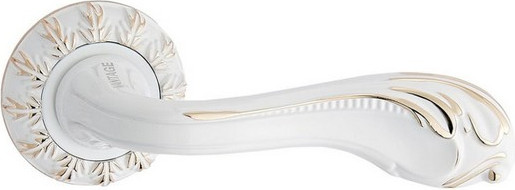 Изображение товара Ручка дверная Vantage V65WG (белый/золото)