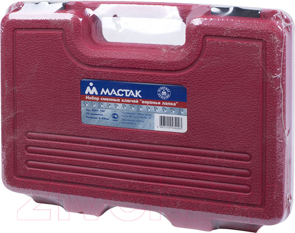 Изображение товара Набор ключей Мастак 0261-15C