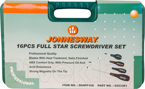 Изображение товара Набор отверток Jonnesway D04PP16S