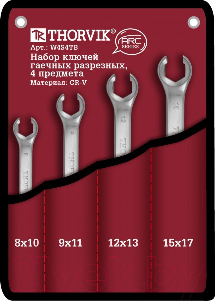 Изображение товара Набор ключей Thorvik W4S4TB