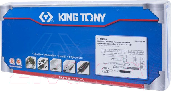 Изображение товара Набор головок слесарных King TONY 3523MR