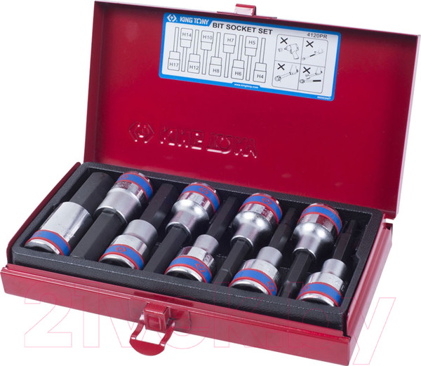 Изображение товара Набор бит King TONY 4120PR