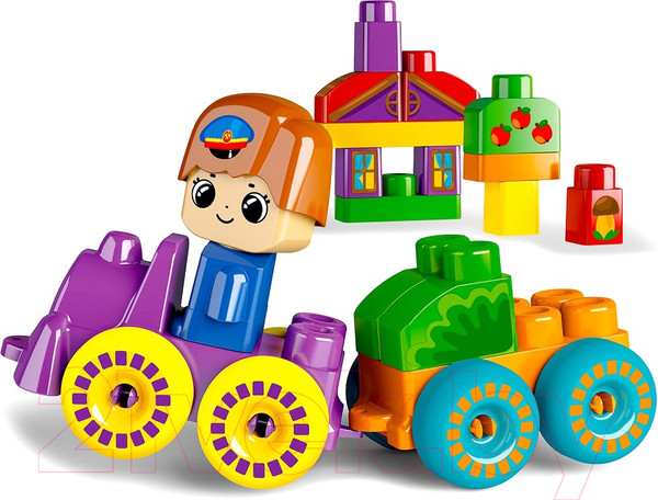 Изображение товара Конструктор Десятое королевство Веселый паровозик / 3908