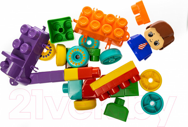 Изображение товара Конструктор Десятое королевство Веселый паровозик / 3908