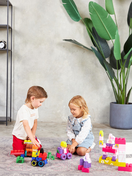 Изображение товара Конструктор Десятое королевство Веселый паровозик / 3908