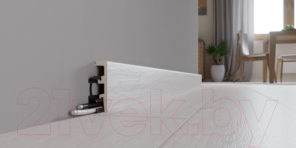 Изображение товара Плинтус Arbiton Integra Snow Ash 03 80мм (2.4м)