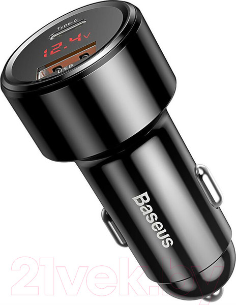 Изображение товара Зарядное устройство автомобильное Baseus CCMLC20C-01 (черный)