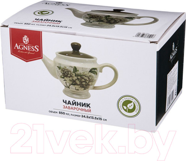 Изображение товара Заварочный чайник Agness 358-1502